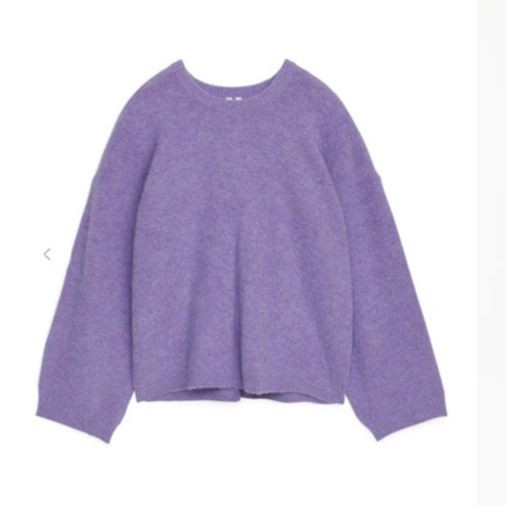 Arket Bell-Sleeve Alpaca Jumper